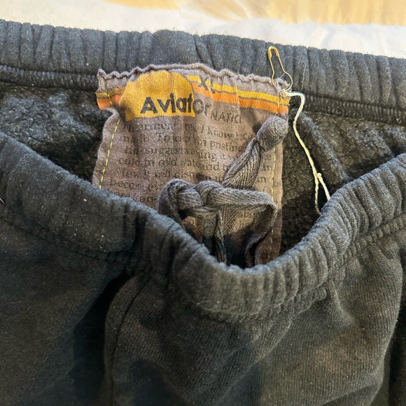 Aviator Nation Gray Joggers with Multicolor Logo - Picture 4 of 7